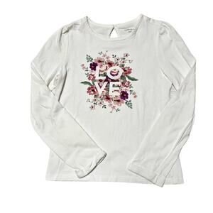 Janie And Jack Floral Love Shirt Size 10